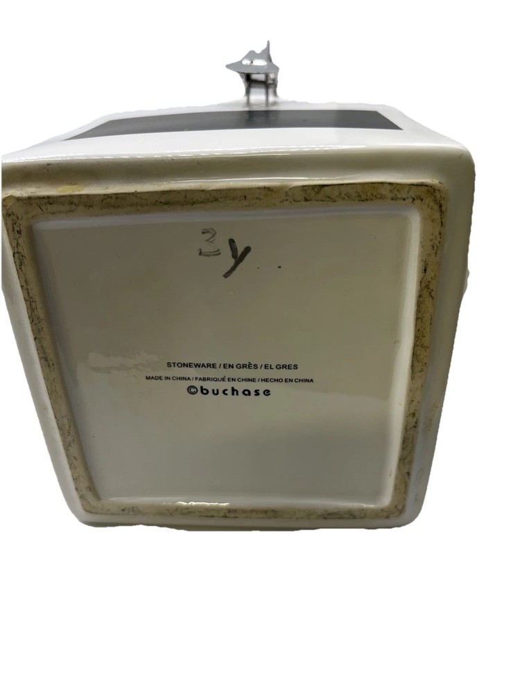 2-Buchase Stoneware Canisters Without Scoops