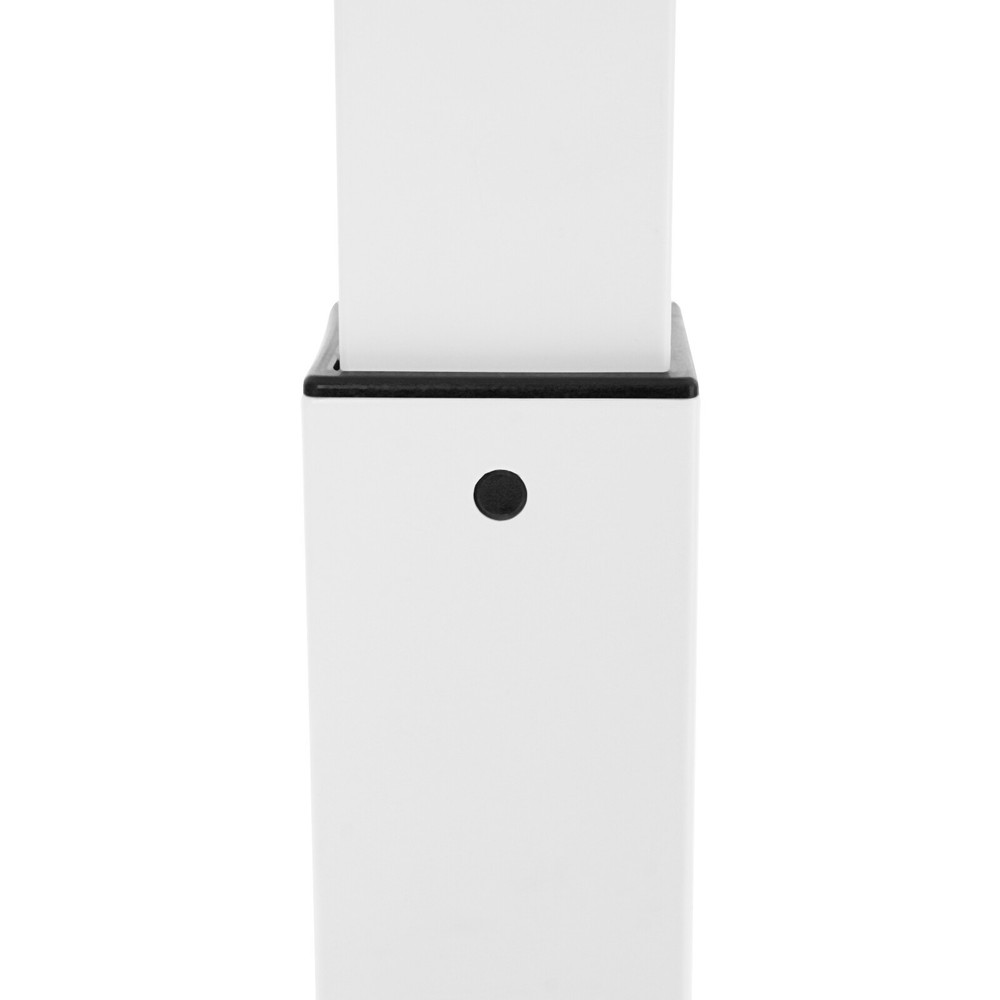 Adjustable Rolling Desk Rolling Podium Desk Standing Lifting Computer Desk White