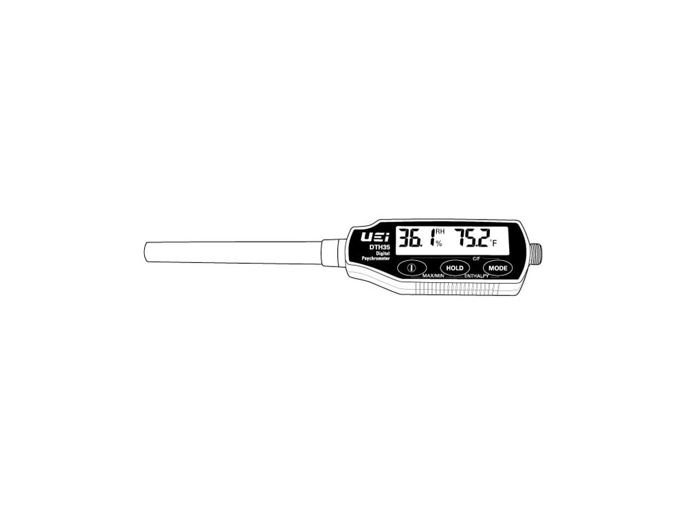 UEi DTH35 - Digital Pocket Psychrometer