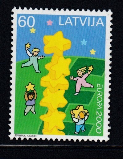 LATVIA Europa 2000 MNH stamp