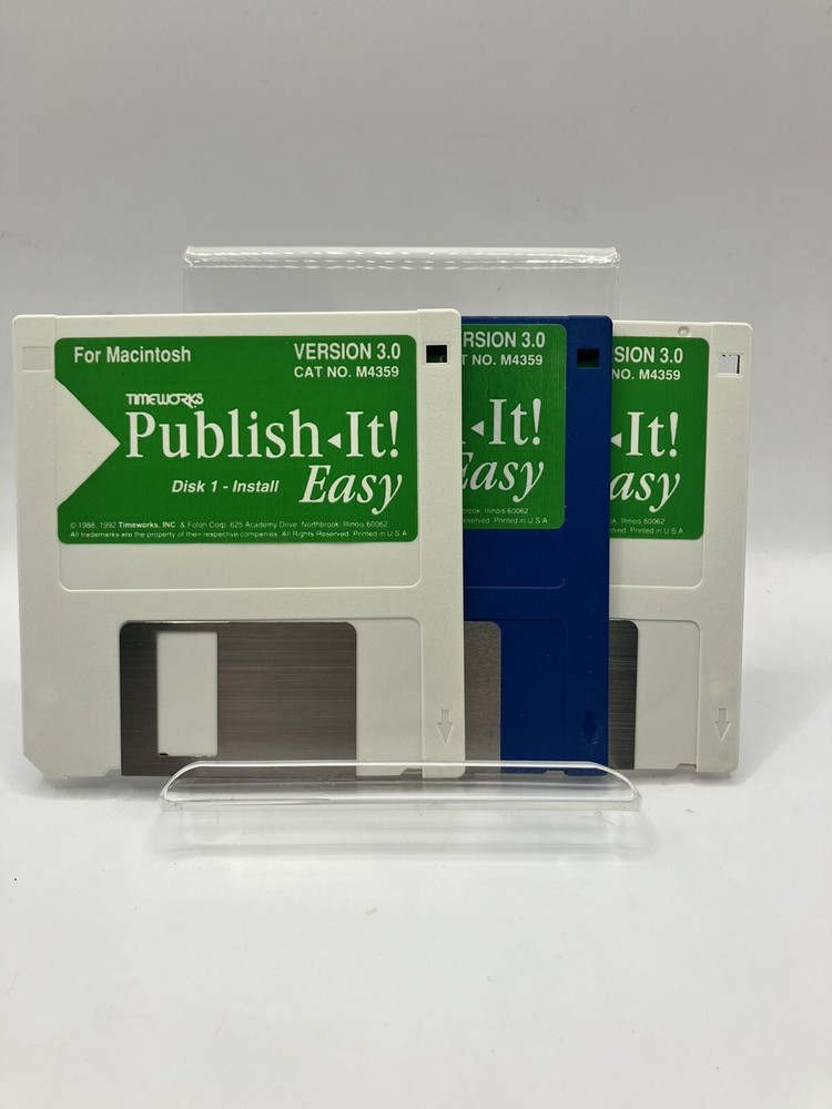 Timeworks Publish It! Easy Version 3.0 for Macintosh MacUser Winner