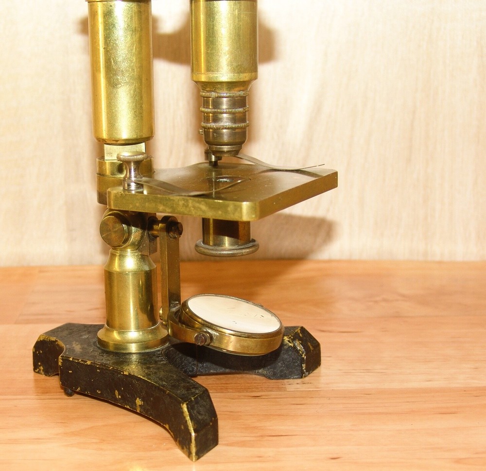 rare antique brass Microscope