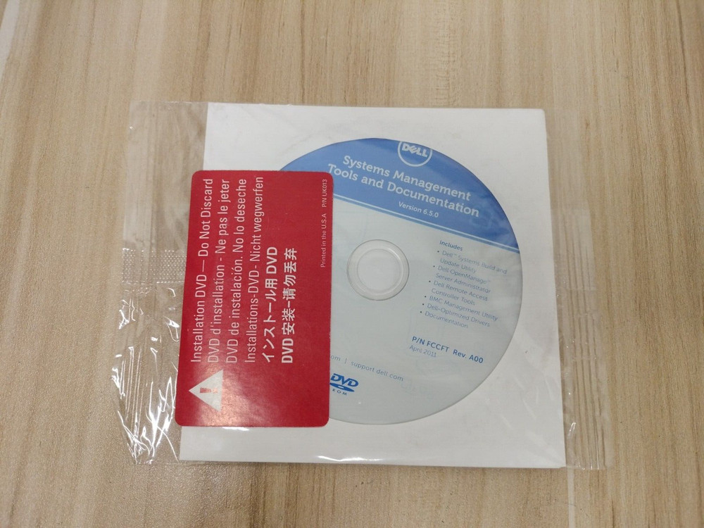 DELL P/N FCCFT Systems Management Tools & Documentation Version 6.5.0 *SEALED*
