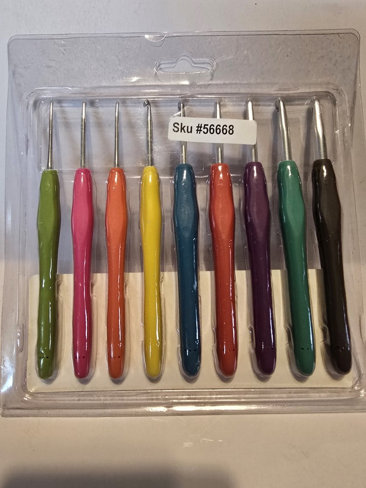 Soft Handle 9 PCS Crochet Hooks Set