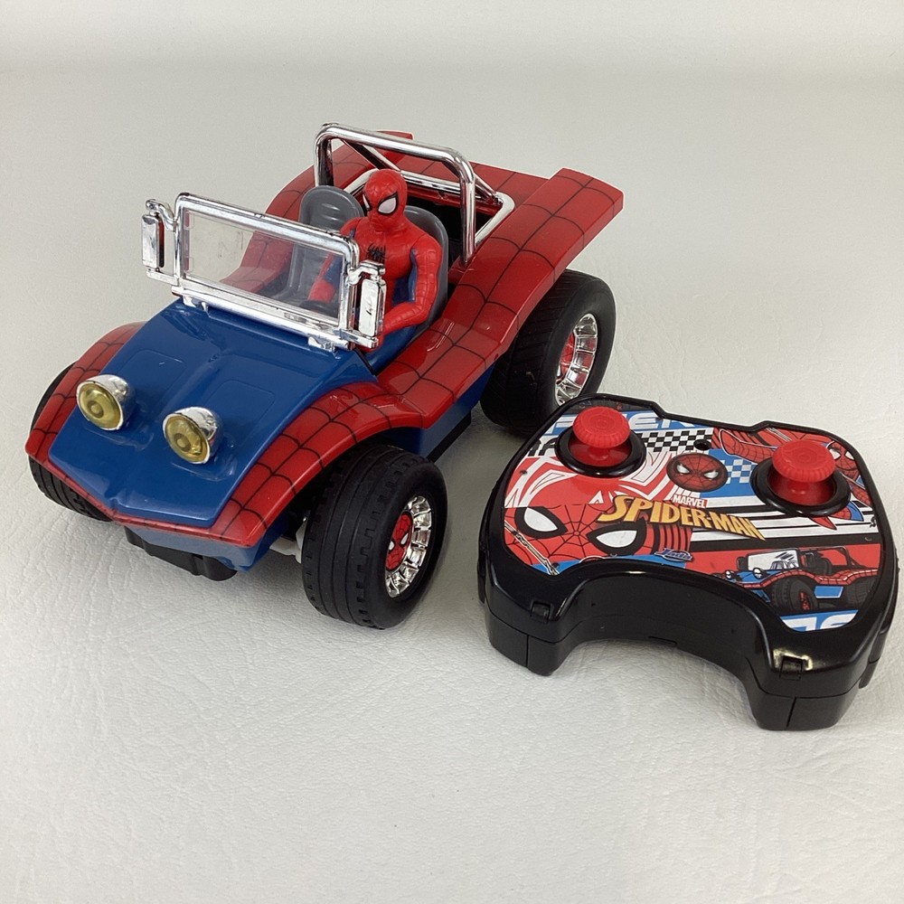 Marvel Spider-Man Remote Control Web Buggy Turbo Boost RC Toy Jada TESTED