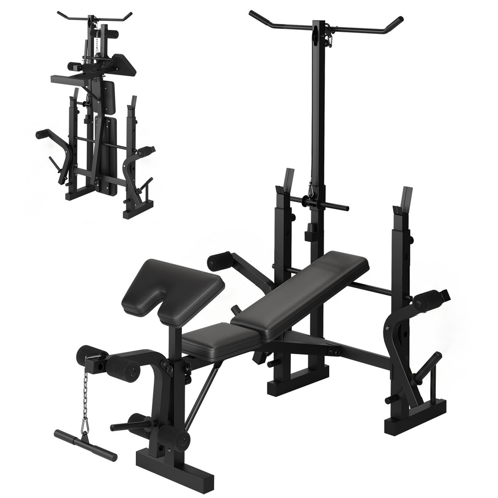 Versatile All-in-One Workout Bench Adjustable Foldable Home Gym Equipment