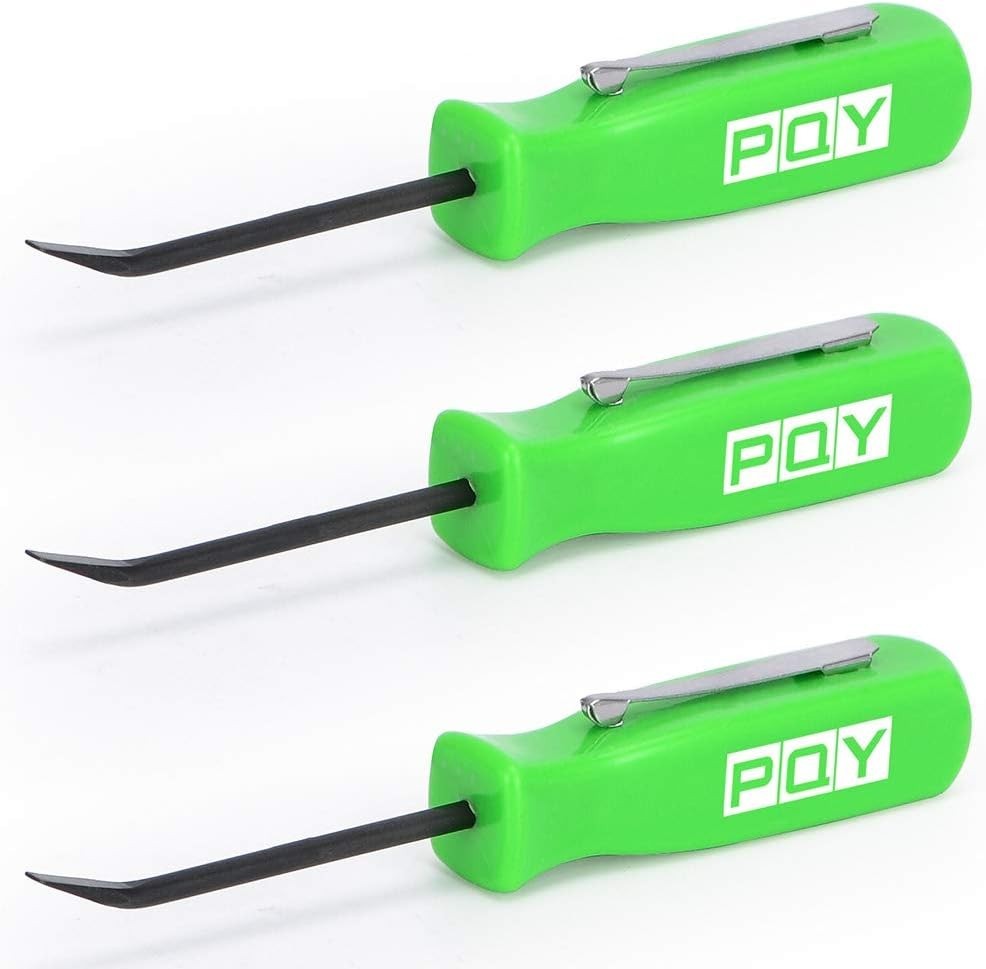 Essential 3 Pcs Mini Pocket Pry Bars - 4.5" Durable Tools for Mechanics & DIY
