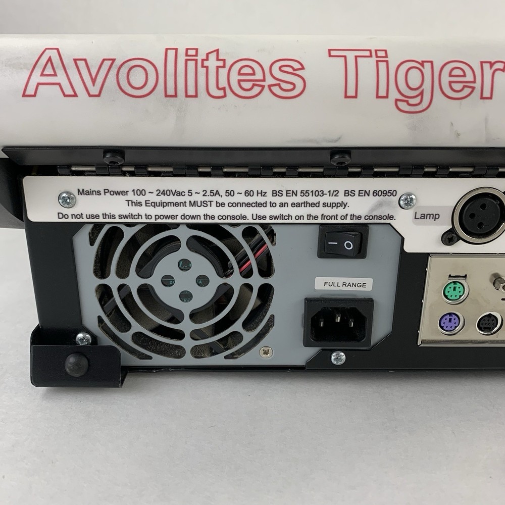 Avolites Tiger Touch Lighting Control Console Screen Has Line Bad Controls