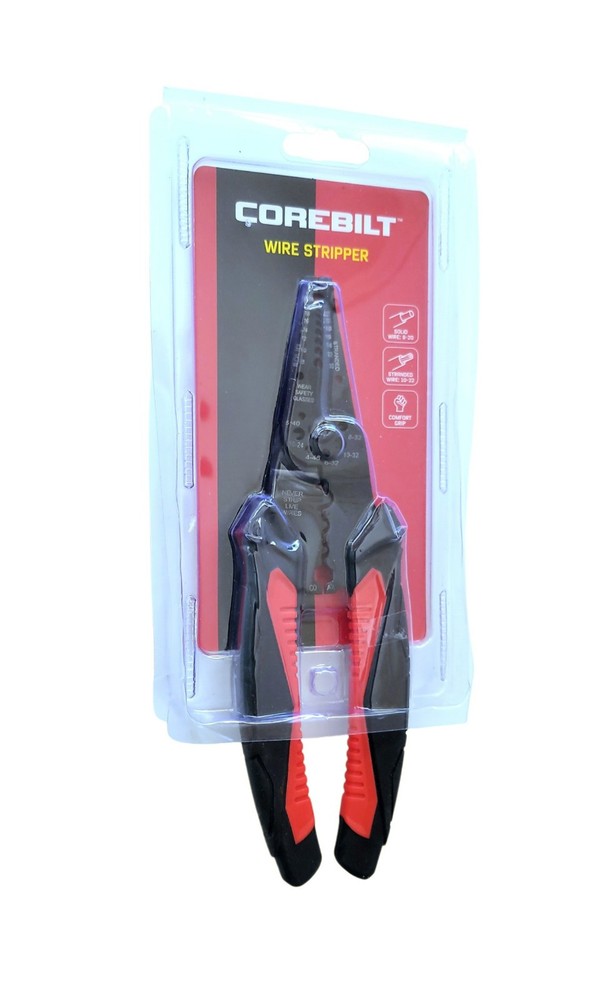 Corebilt Wire Stripper 8.5" Solid Wire Sizes 8-20