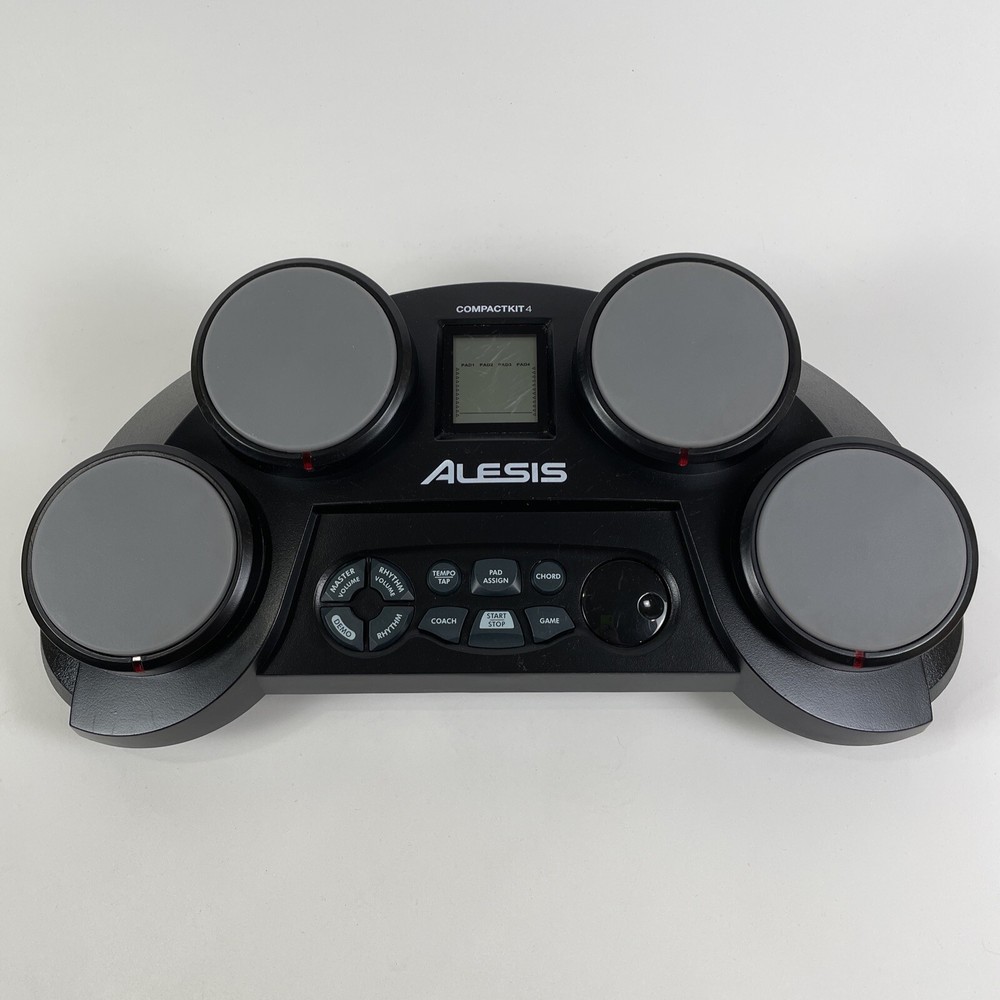 Alesis Compact Kit 4 Portable 4 Pad Machine Tabletop Electronic Drum Kit TESTED