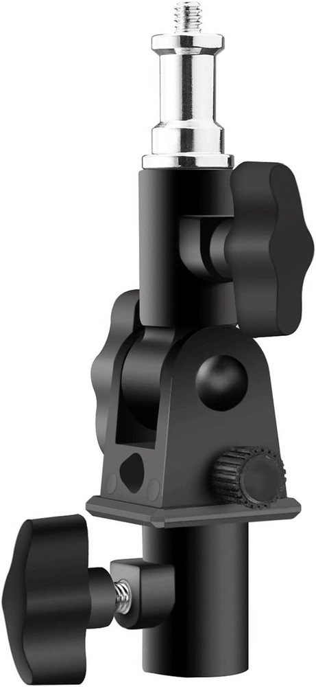 Durable U-Shape Camera Flash Mount for Umbrella Softbox - 1/4 to 3/8 inch