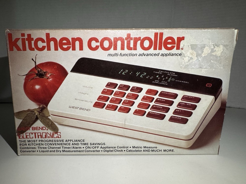 Vintage 1981 West Bend Electronics Kitchen Controller Multi-Function Appliance