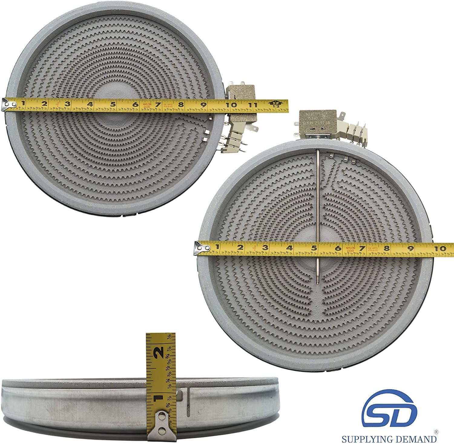 316555800 316418400 Electric Range Dual Radiant Surface Element Replacement M...