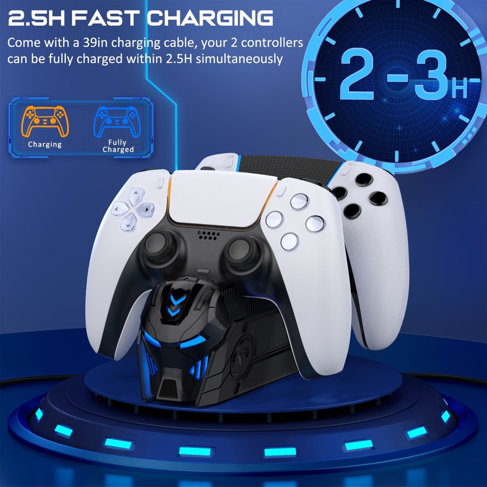 PS5 Controller Charger Station Dock For Playstation 5 Dualsense PS5 Controllers
