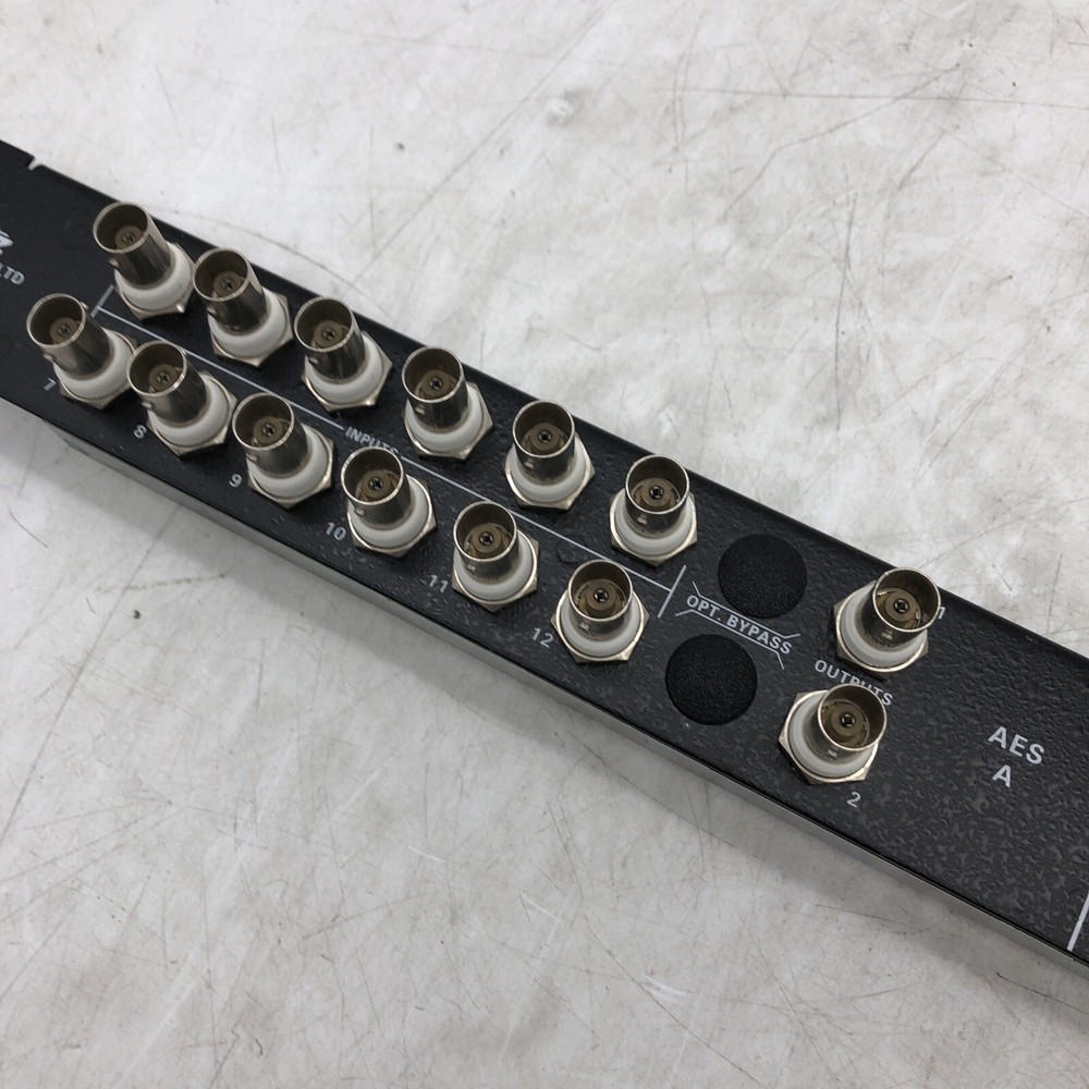 Evertz Micro Systems Model # X1202ABO AES Breakout Panel UNTESTED READ