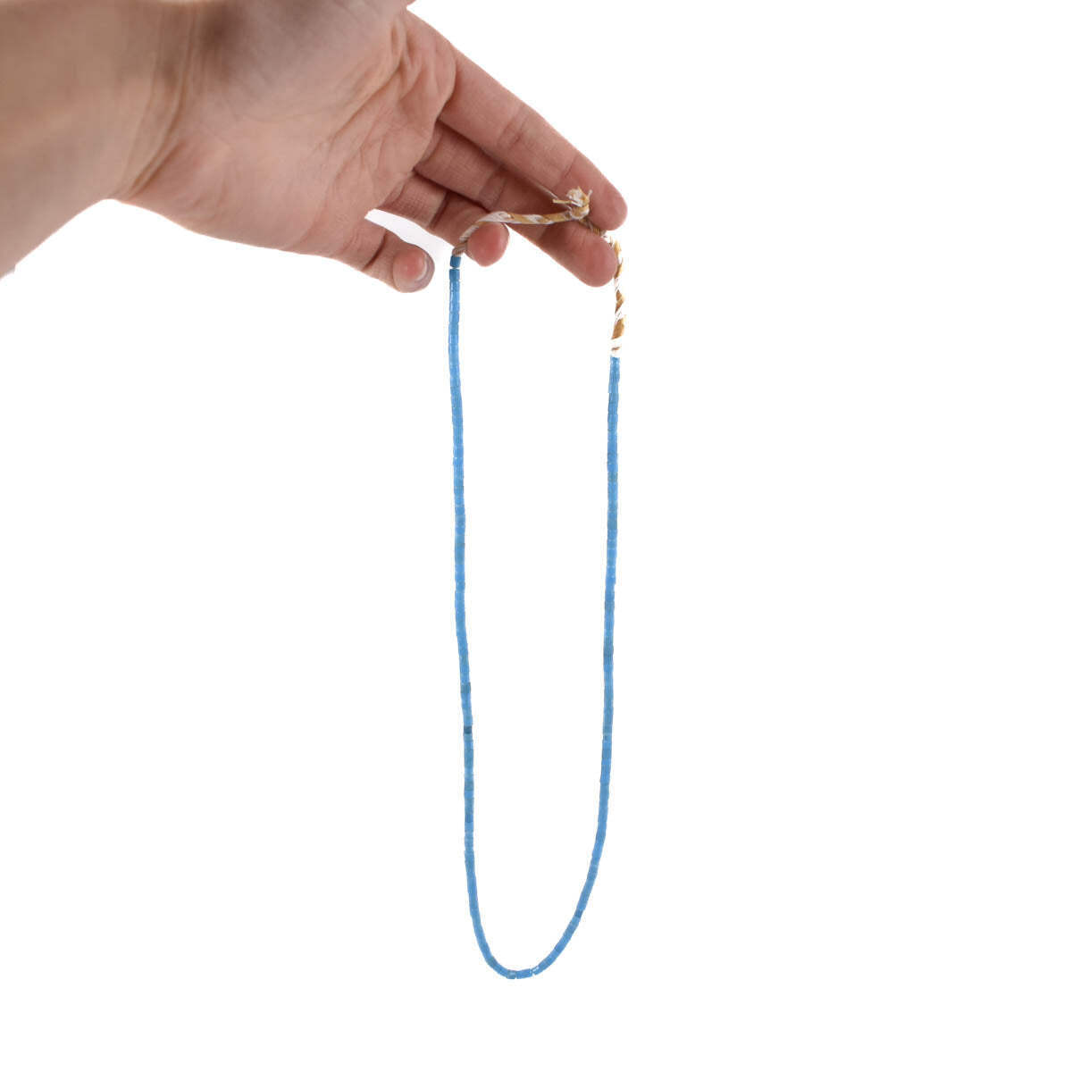 Turquoise Blue Tile Trade Beads