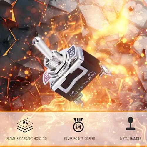 4 Pcs Toggle SwitchCar Toggle Rocker SwitchToggle SwitchMarine Toggle Switche...