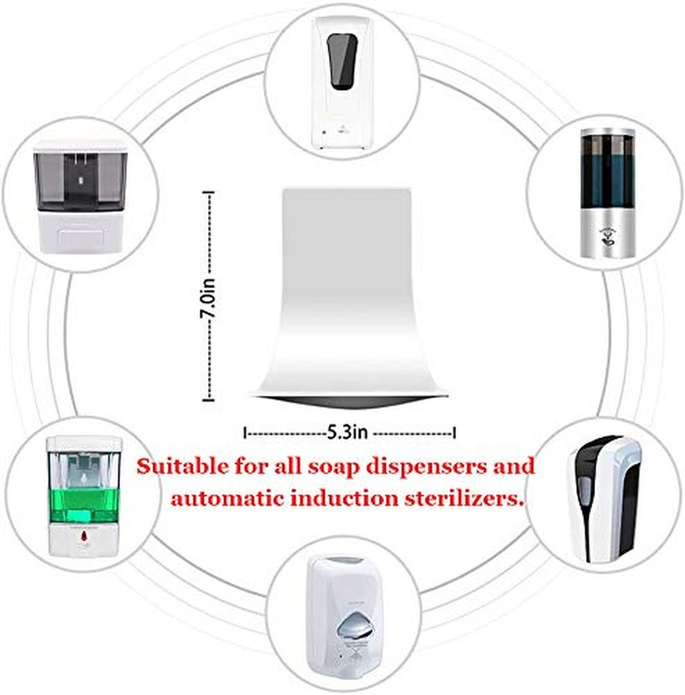 Automatic Hand Sanitizer Dispenser Drip Tray, Wall Mount, Spray Cat... Fast Ship