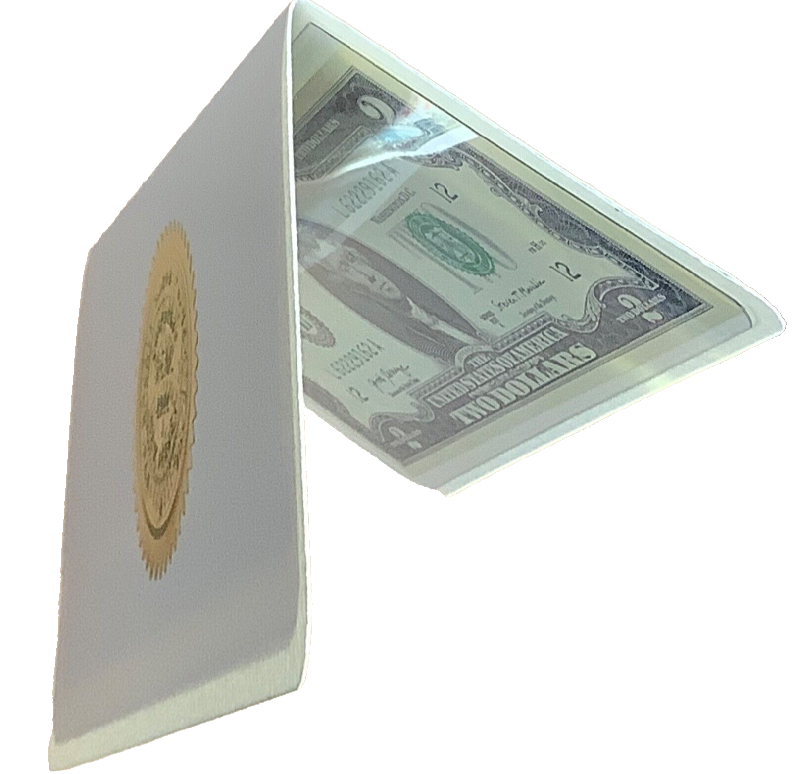 Great Gifts-2017 2 Dollar Bills (1) One First Note "HIGH QUALITY" Uncirculated