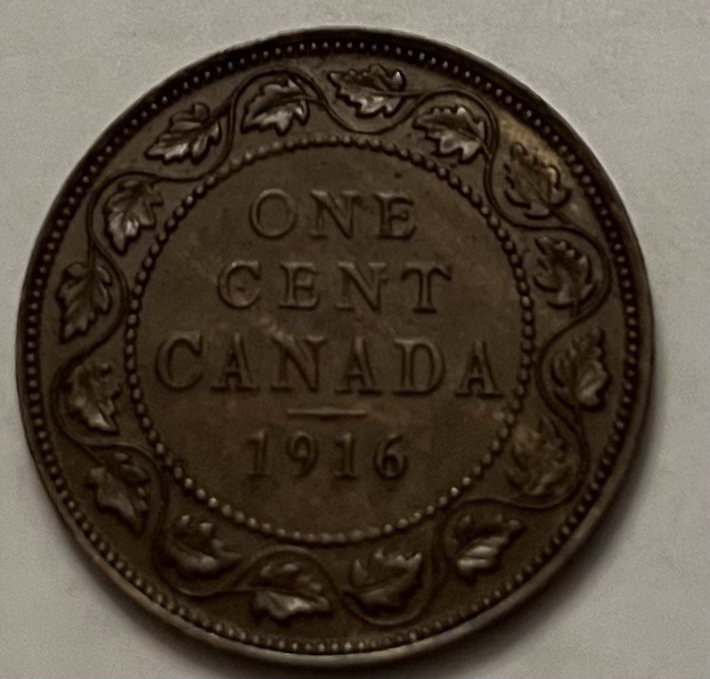 1916 Canada Large Cent - UNC