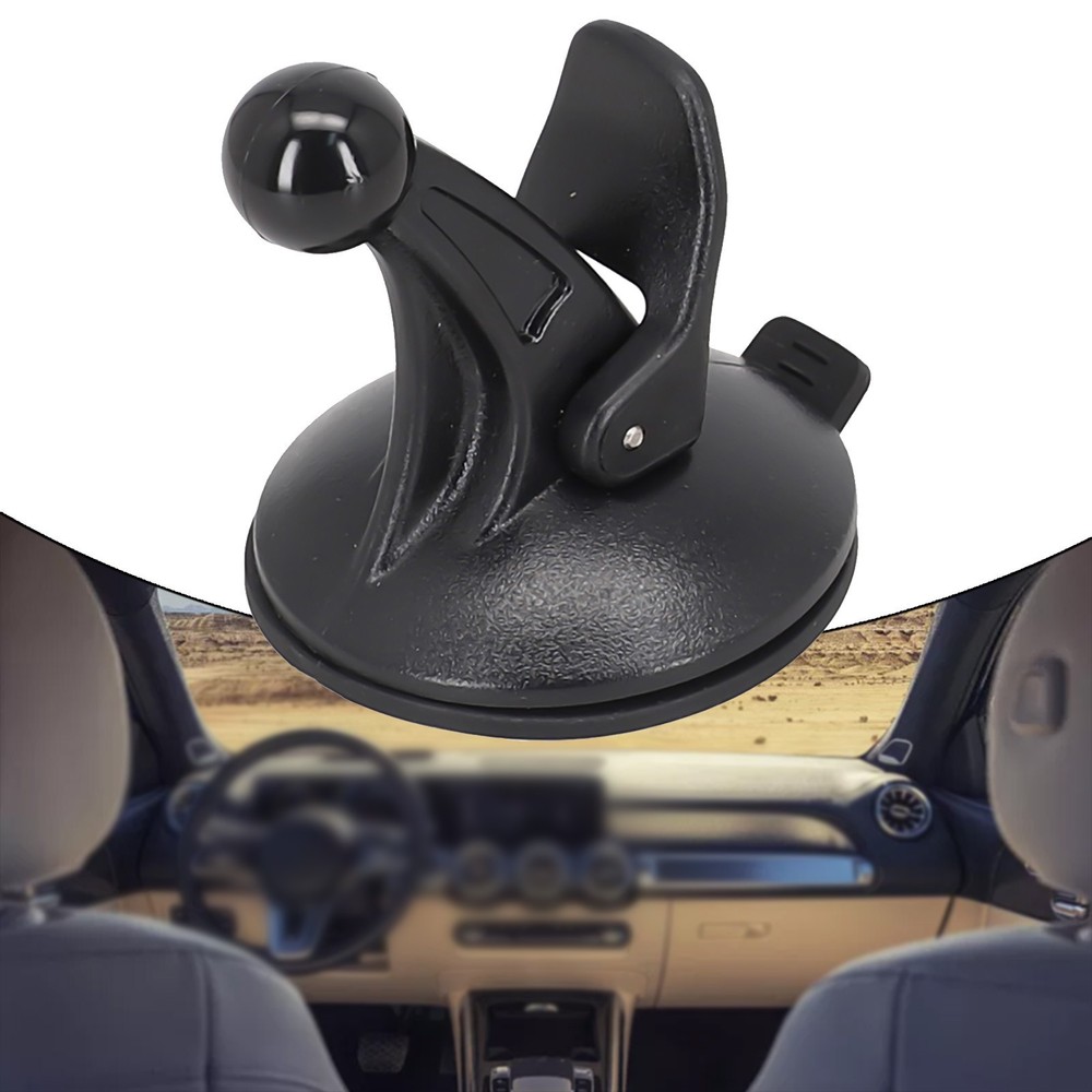 Auto Car GPS Holder Windshield Windscreen Mount Plastic Suction Cup Black