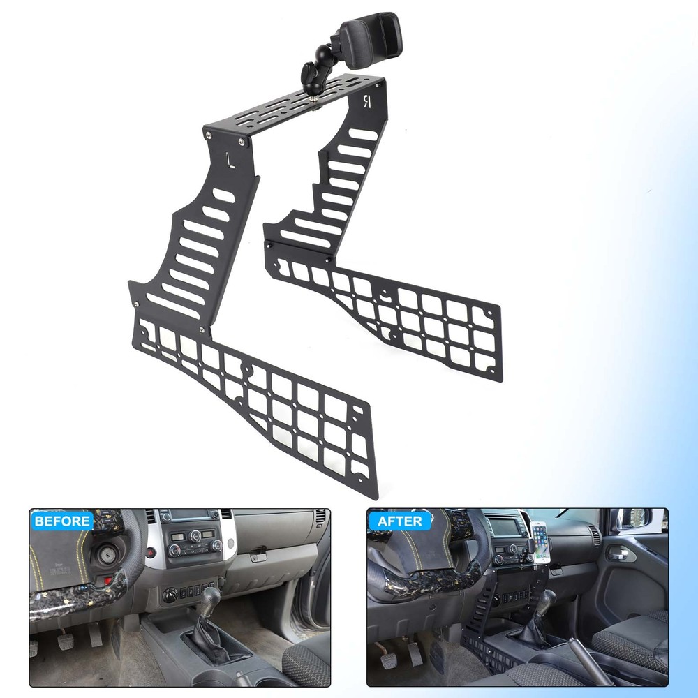 Multi-Functiona Central Dash Phone Holder Mount Stand For Nissan Frontier 09-17