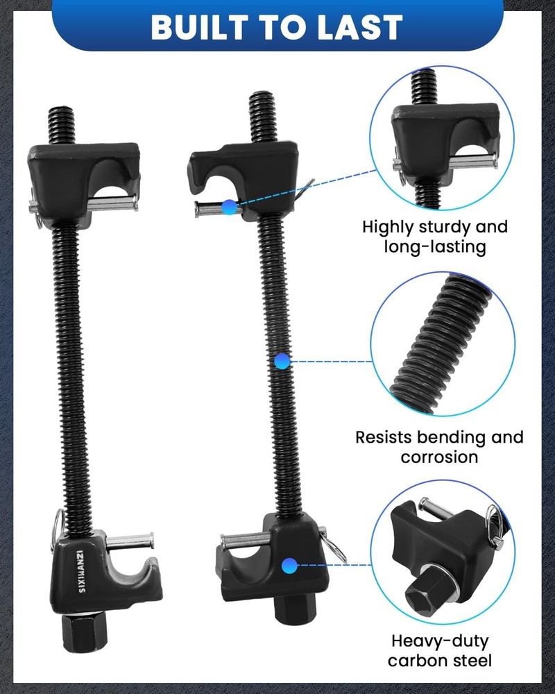 Macpherson Strut Spring Compressor Tool, 2PCS Heavy Duty Coil Spring Compress...