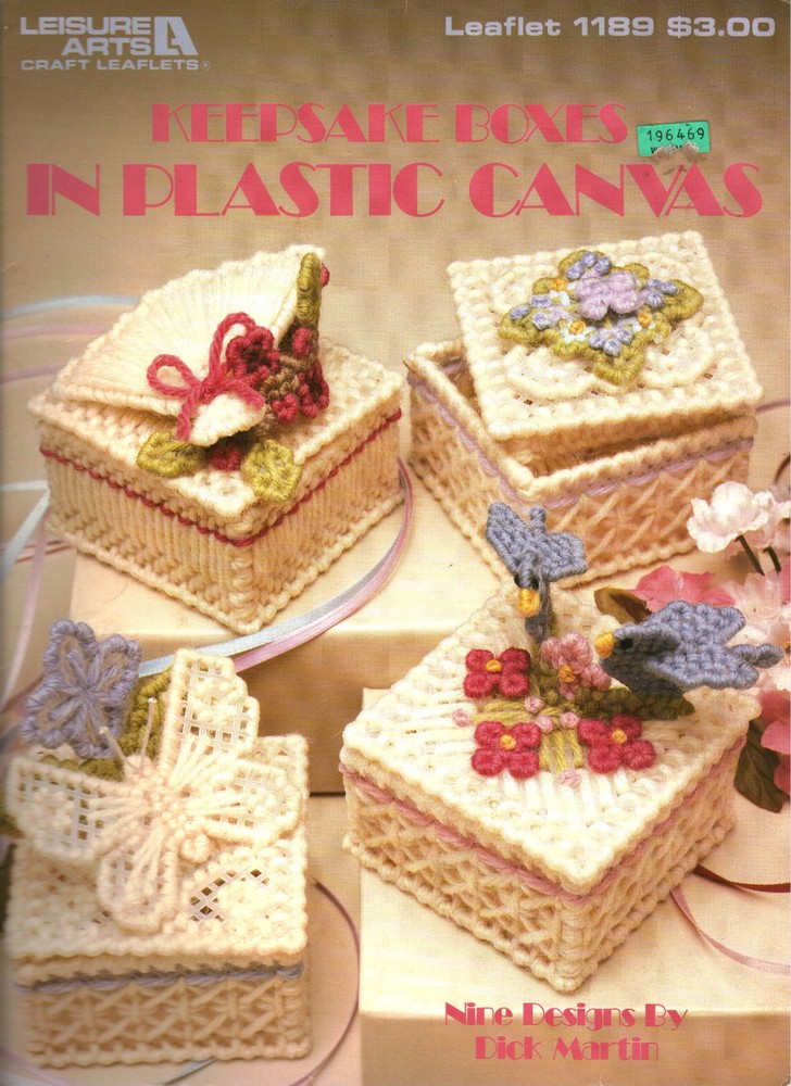 Keepsake Boxes in Plastic Canvas | Leisure Arts 1189