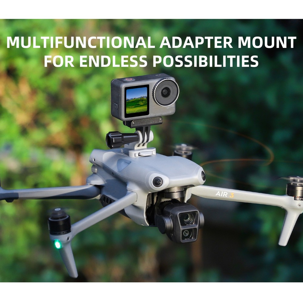 For DJI Air 3 Drone Accessories Action Camera Adapter Mount Connection Bracket