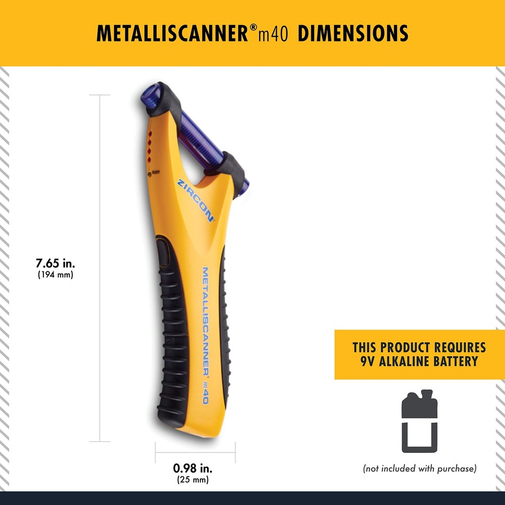 MetalliScanner m40 Handheld Electronic Metal Detector