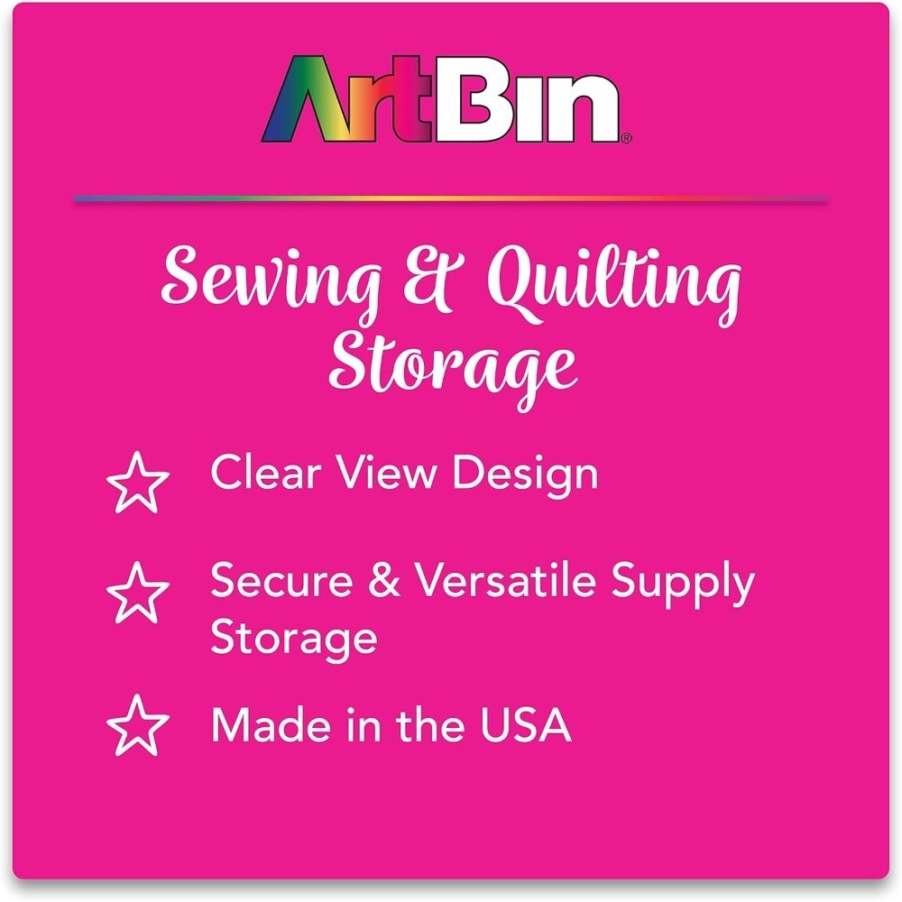 Sewing Bobbin Organizer Large Plastic Storage Case Clear Thread Spool Holder Box