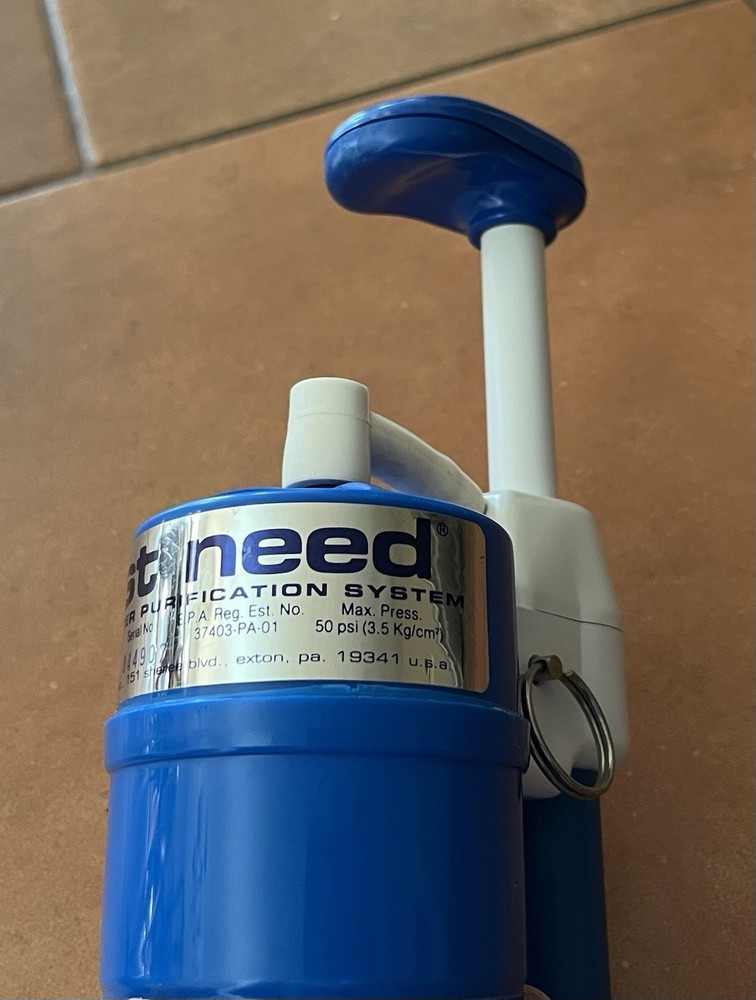First Need Water Purification System, General Ecology Inc, Bag & Test Drops
