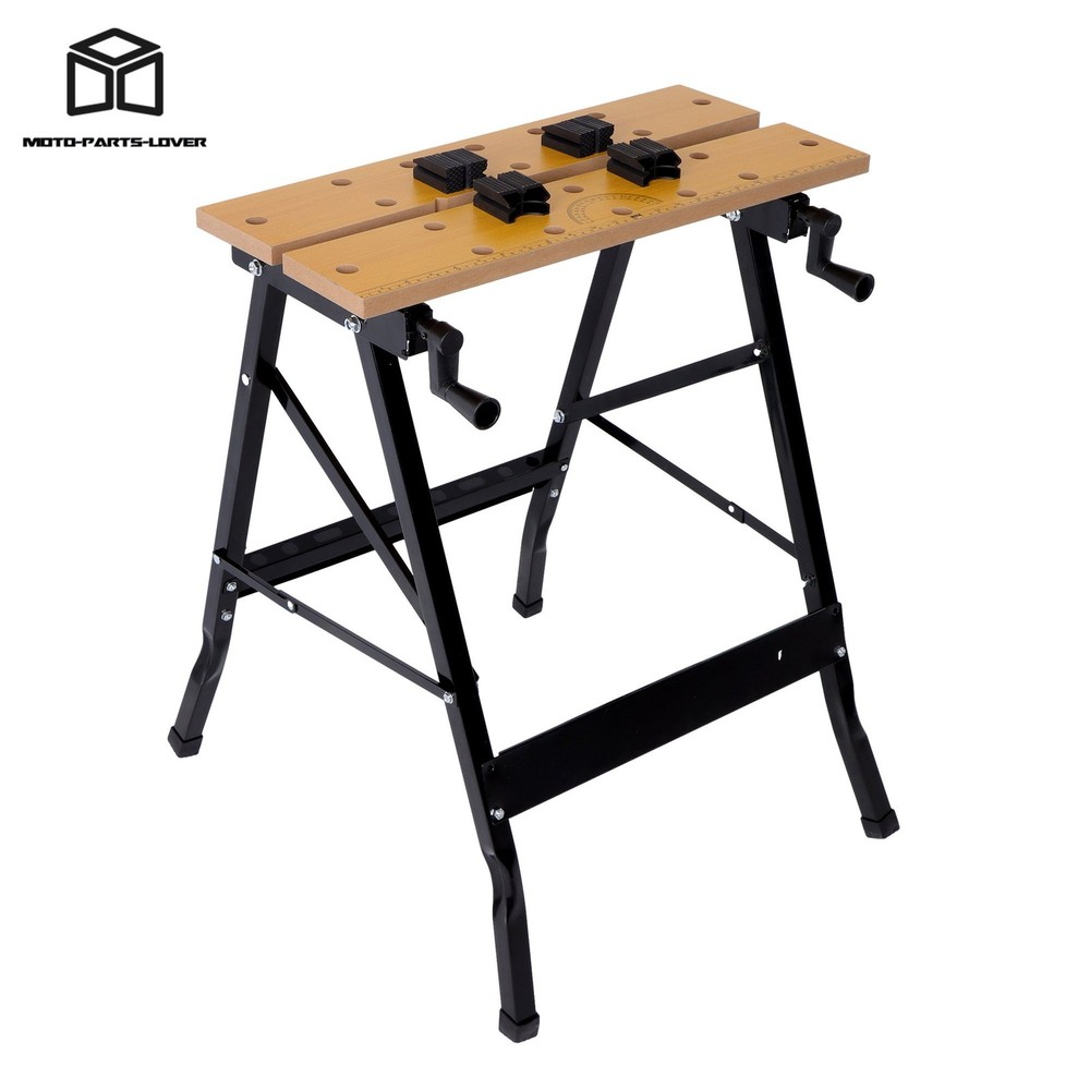 Multi-Purpose Workbench 220Lbs Foldable With Measuring Ruler & Protractor