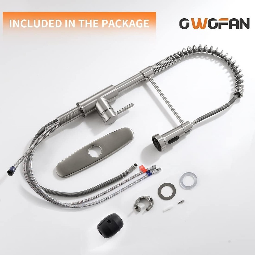 Dual Mode Pull Down Kitchen Faucet with High Arc Spout – Perfect for Any Kitchen