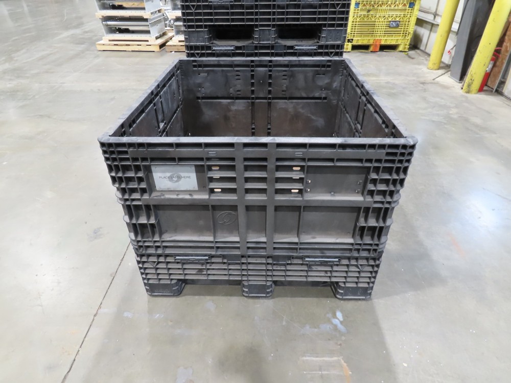 Orbis BulkPak Collapsible Bulk Container Bin 28.7 cu-ft 48 x 44.5" Stackable