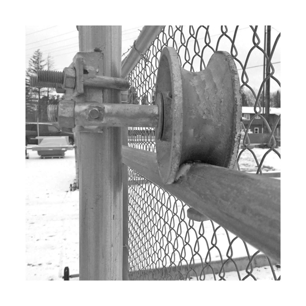 6" CHAIN LINK WALL MOUNTED ROLLING GATE HARDWARE KIT: (Chain Link Fence Gate ...