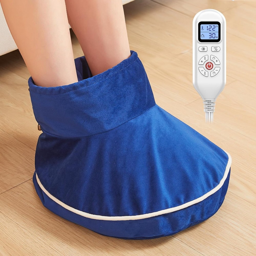 Ankle/Toe/Foot Warmer Full Coverage Heated Foot Wrap 86-158℉ Continuous Setting