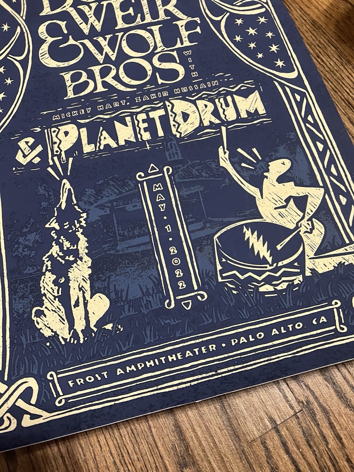 BOBBY WEIR & WOLF BROS TOUR POSTER #111