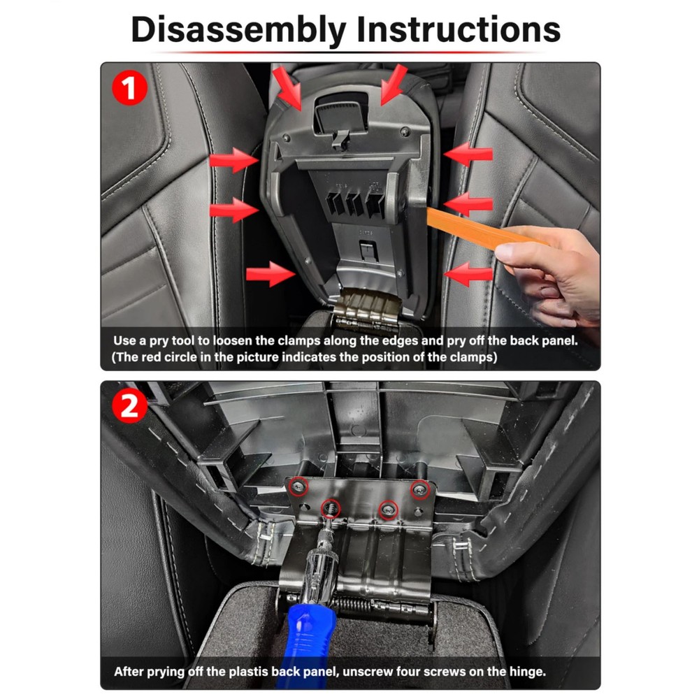Center Console Armrest Cover Replacement for Ford Explorer 2011-2019 Leather
