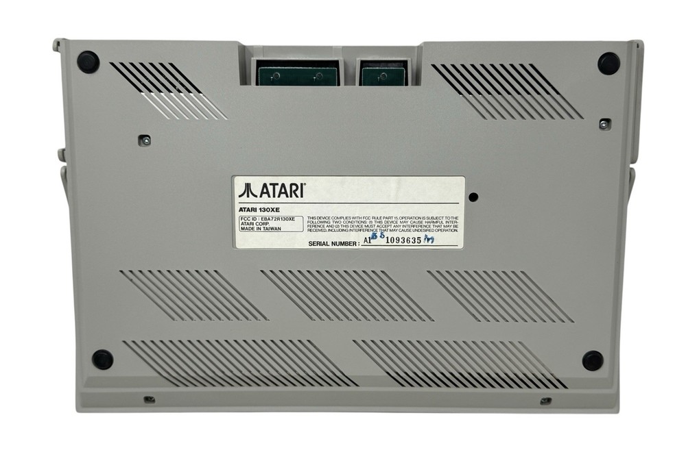 Atari 130XE Computer w/Box, Power Supply, Cables & Manual ~ Untested Powers On