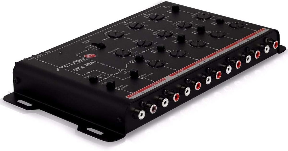 Lightweight 5-Channel Car Audio Crossover - Sleek and Powerful Performance
