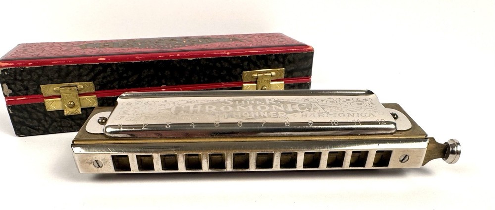 Pre-WWII Hohner Super Chromonica Chromatic Harmonica! READ