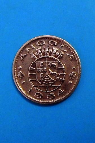 ANGOLA 50 CENTAVOS 1954