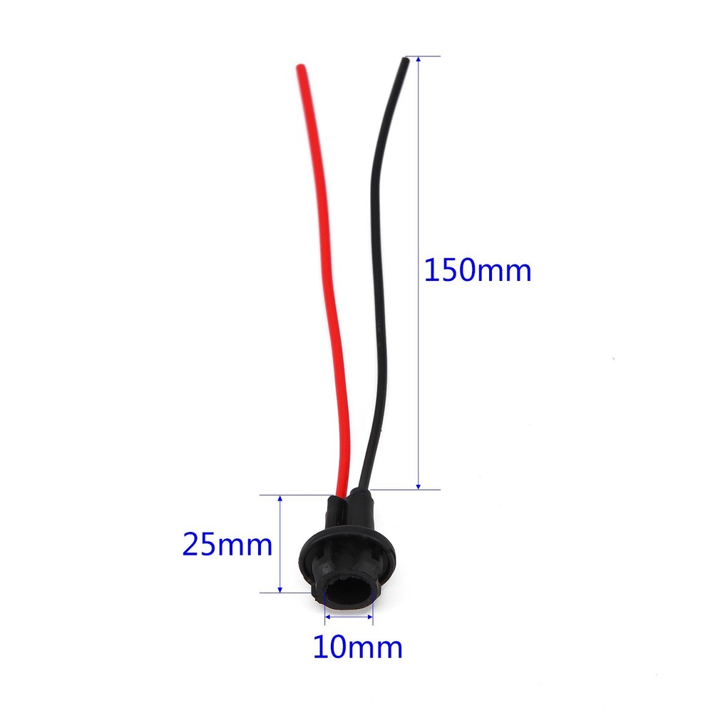 Car Socket Extension Base 10pcs Replaces OEM Socket Suitable for Bulbs