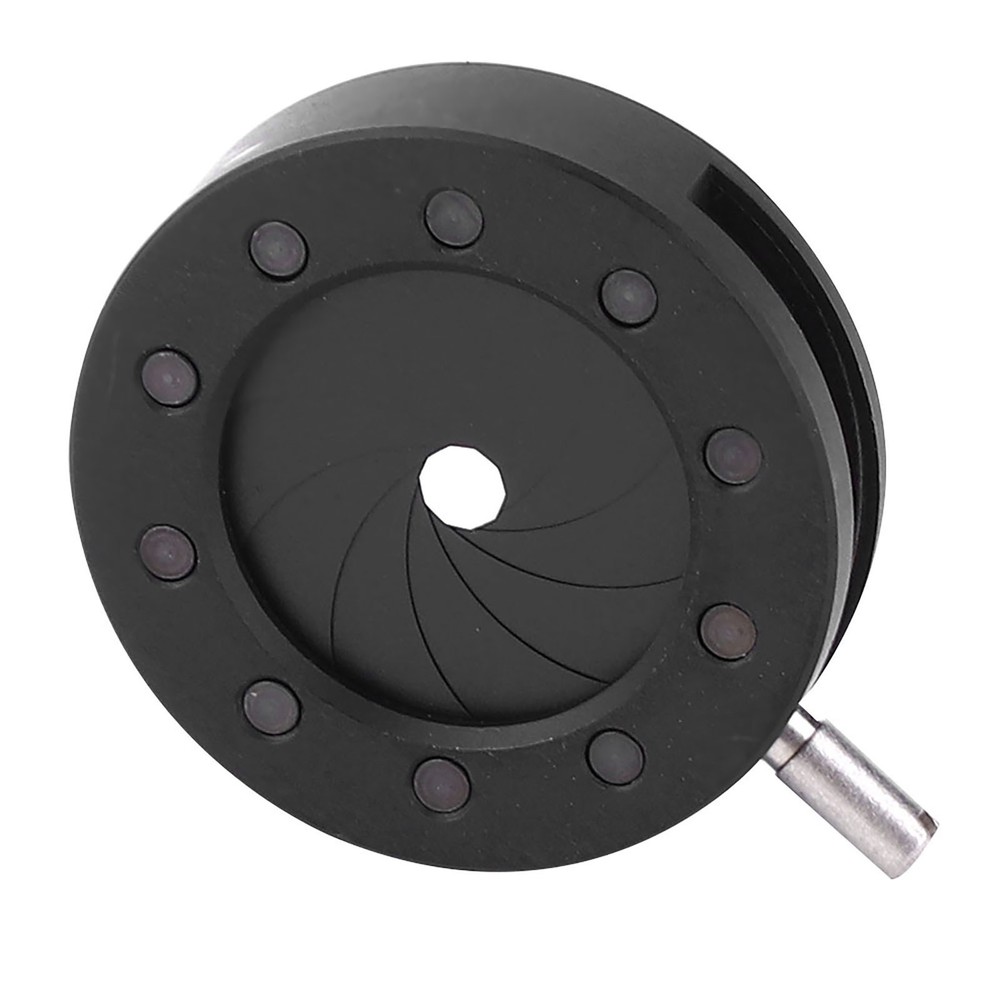 5 Metal Iris Aperture Adjustable Lens For Microscope Diaphragm