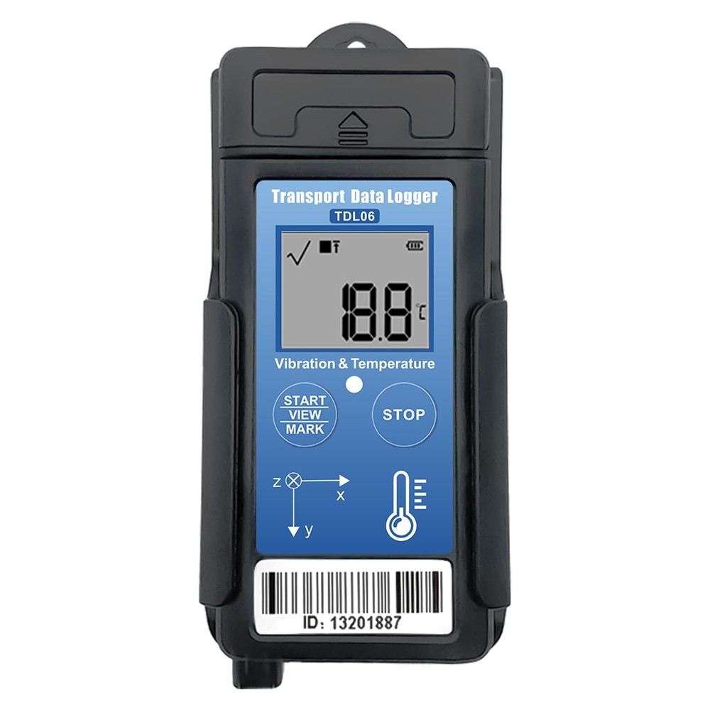 Tzone Vibration Data Logger 3-Axis Shock Datalogger USB with Temperature Reco...