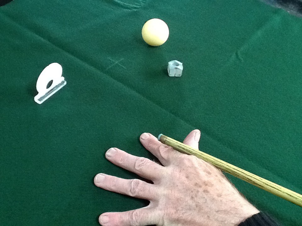 Snooker, Pool & Billiards Training Aid For Screw Back