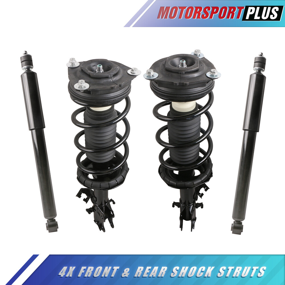 4PCS Front & Rear Complete Struts Shocks Assembly For 2007-2012 Nissan Versa