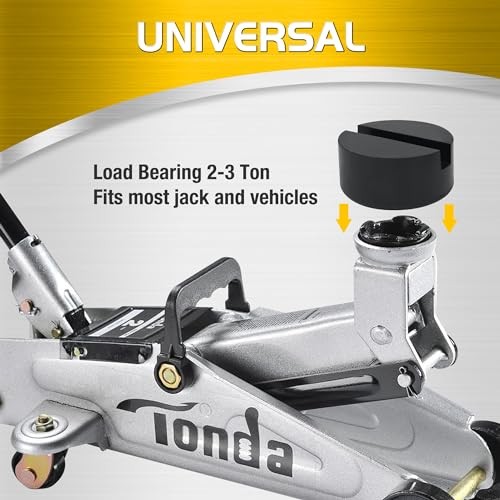 Floor Jack Rubber Pad, Universal Jack Pad Adapter, Pinch Weld 2 PACK - SMALL
