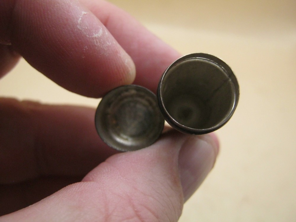 Antique Sterling Silver Cheroot Case - Chatelaine Box